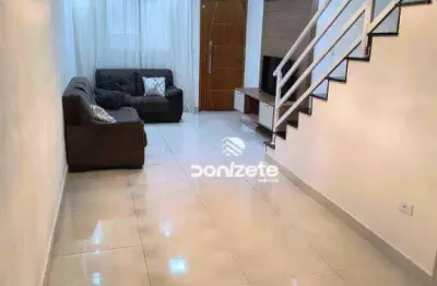 Sobrado com 3 dormitórios à venda, 127 m² por r$ 900.000,00 - vila pires - santo andré/sp