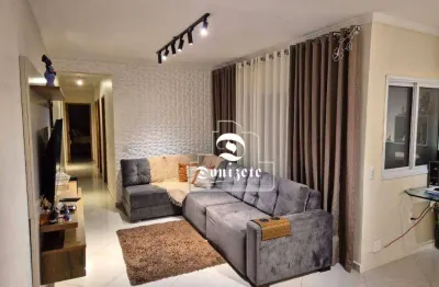 Cobertura com 3 dormitórios à venda, 160 m² por r$ 750.000,00 - vila humaitá - santo andré/sp