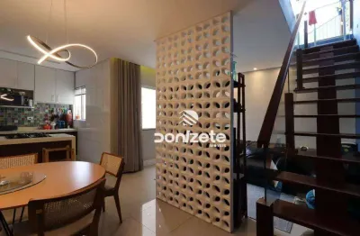 Cobertura com 2 dormitórios à venda, 128 m² por r$ 590.000,00 - campestre - santo andré/sp