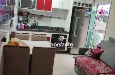 Apartamento com 2 dormitórios à venda, 58 m² por r$ 350.000,00 - vila palmares - santo andré/sp