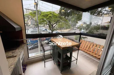 Apartamento com 2 dormitórios para alugar, 89 m² por r$ 5.680,00/mês - jardim bela vista - santo andré/sp