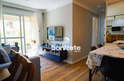 Apartamento com 2 dormitórios à venda, 58 m² por r$ 629.999,99 - campestre - santo andré/sp