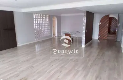 Apartamento com 3 dormitórios para alugar, 192 m² por r$ 6.694,00/mês - vila assunção - santo andré/sp