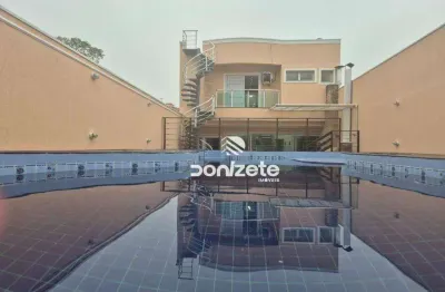 Sobrado com 4 dormitórios para alugar, 640 m² por r$ 16.668,20/mês - santa maria - são caetano do sul/sp