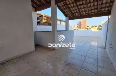 Cobertura com 2 dormitórios à venda, 98 m² por r$ 450.000,00 - vila alice - santo andré/sp
