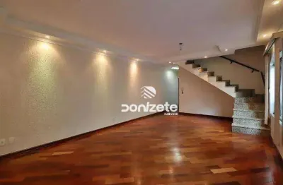 Sobrado para alugar, 171 m² por r$ 4.010,19/mês - vila camilópolis - santo andré/sp