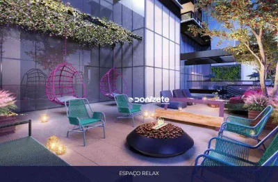 Apartamento com 1 dormitório à venda, 42 m² por r$ 490.000,00 - jardim - santo andré/sp