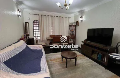 Sobrado com 3 dormitórios à venda, 170 m² por r$ 680.000,00 - jardim do estádio - santo andré/sp