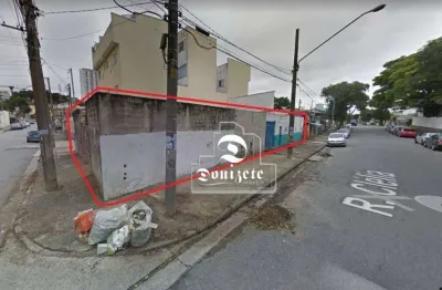 Terreno à venda, 216 m² por r$ 530.000,00 - vila pires - santo andré/sp
