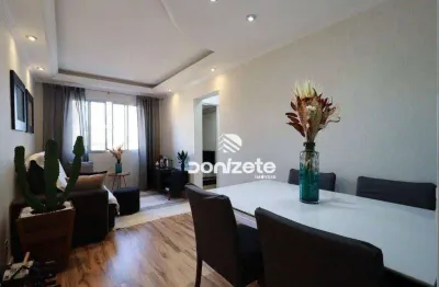 Apartamento, 57 m² - venda por r$ 530.000,00 ou aluguel por r$ 5.580,96/mês - vila valparaíso - santo andré/sp