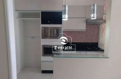 Apartamento com 2 dormitórios para alugar, 64 m² por r$ 3.299,99/mês - jardim - santo andré/sp