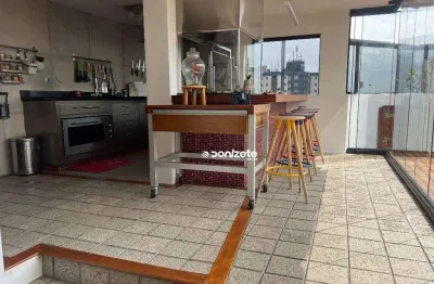 Cobertura com 3 dormitórios à venda, 356 m² por r$ 2.800.000,00 - vila valparaíso - santo andré/sp