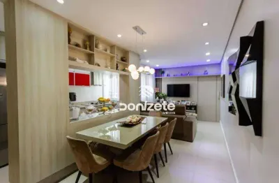 Cobertura com 3 dormitórios à venda, 180 m² por r$ 1.069.000,00 - campestre - santo andré/sp