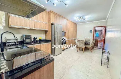 Sobrado com 3 dormitórios à venda, 133 m² por r$ 700.000,00 - jardim santo antônio - santo andré/sp