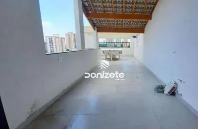 Cobertura com 3 dormitórios à venda, 140 m² por r$ 799.000,00 - vila pires - santo andré/sp