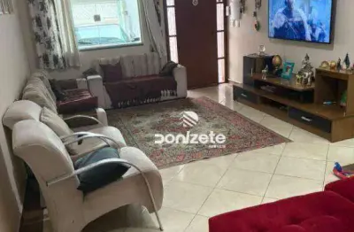 Sobrado com 3 dormitórios para alugar, 143 m² por r$ 4.090,01/mês - parque das nações - santo andré/sp