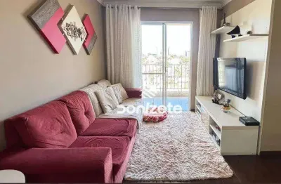 Apartamento com 3 dormitórios à venda, 73 m² por r$ 630.000,00 - vila alzira - santo andré/sp