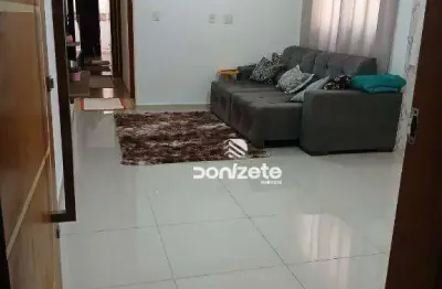 Cobertura com 3 dormitórios à venda, 122 m² por r$ 615.000,00 - vila pires - santo andré/sp