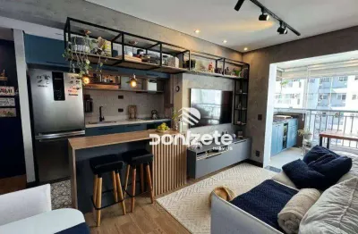 Apartamento com 2 dormitórios à venda, 63 m² por r$ 699.000,00 - centro - santo andré/sp