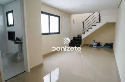 Cobertura nova com elevador  à venda 2 dormitórios, 84 m² por r$ 510.000 - vila gilda - santo andré/sp