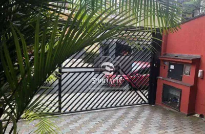 Sobrado para alugar, 209 m² por r$ 5.250,00/mês - jardim - santo andré/sp