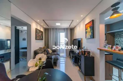 Apartamento com 2 dormitórios à venda, 50 m² por r$ 375.000,00 - vila homero thon - santo andré/sp