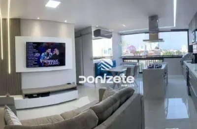 Apartamento com 2 dormitórios à venda, 50 m² por r$ 530.000,00 - parque das nações - santo andré/sp