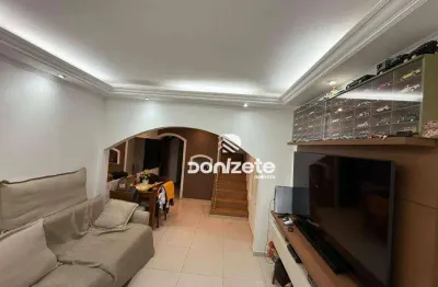 Sobrado com 3 dormitórios à venda, 159 m² por r$ 678.000,00 - jardim las vegas - santo andré/sp