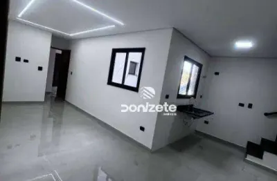 Cobertura com 2 dormitórios à venda, 108 m² por r$ 425.000,00 - jardim silvana - santo andré/sp