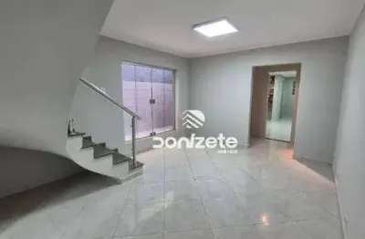 Sobrado com 3 dormitórios para alugar, 165 m² por r$ 6.276,00/mês - vila alpina - santo andré/sp