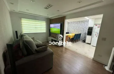 Sobrado com 3 dormitórios à venda, 137 m² por r$ 790.000,00 - jardim santo antônio - santo andré/sp