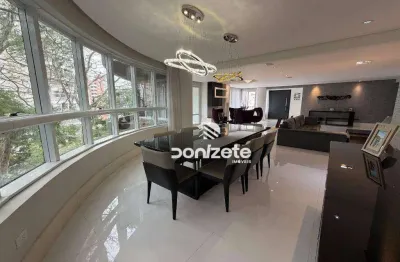 Apartamento com 4 dormitórios à venda, 380 m² por r$ 3.200.000,00 - jardim - santo andré/sp
