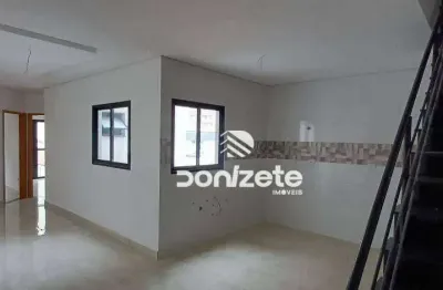 Cobertura com 2 dormitórios à venda, 120 m² por r$ 610.000,00 - vila pires - santo andré/sp