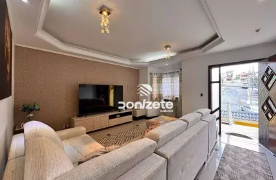Sobrado com 4 dormitórios à venda, 235 m² por r$ 810.000,00 - jardim las vegas - santo andré/sp