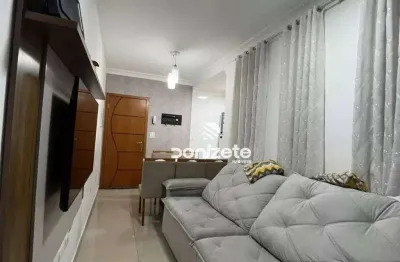 Apartamento com 2 dormitórios à venda, 55 m² por r$ 410.000,00 - vila scarpelli - santo andré/sp
