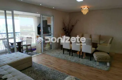 Apartamento 133 m² no Jardim, Santo André — 3 quartos (1 suíte), mobiliado