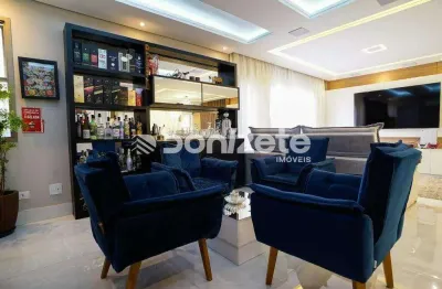 Apartamento 3 Dormitórios no Centro de Santo André – 2 Vagas, Mobiliado, Lazer