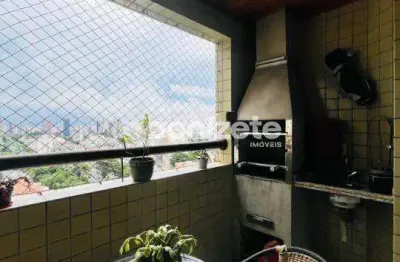 Apartamento 3 quartos mobiliado no Jardim, Santo André – 2 vagas, varanda gourmet