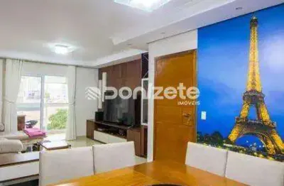 Venda: Apartamento Residencial com 3 suítes, 3 vagas e acabamento em porcelanato – Vila Assunção, Santo André