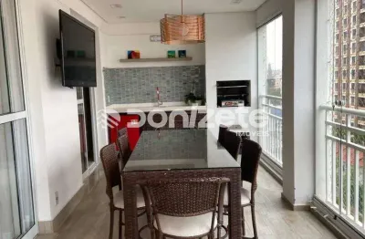 Apartamento 3 suítes, 3 vagas, mobiliado, Centro de Santo André — Financiamento Aceito