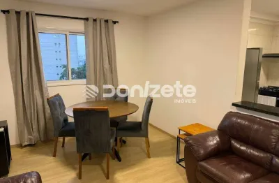 Apartamento 70 m², 2 dormitórios (1 suíte), mobiliado, em Jardim Santo André – Aceita Financiamento