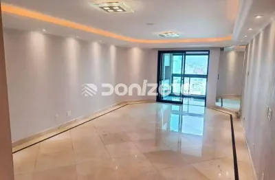 Apartamento 4 suítes com 4 vagas, varanda gourmet e frente no Jardim - Santo André