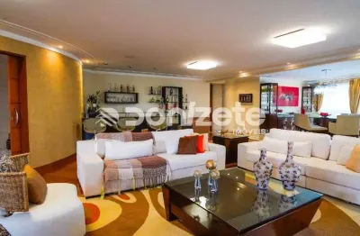 Apartamento residencial frente em Santo André – 4 suítes, 4 vagas, mobiliado