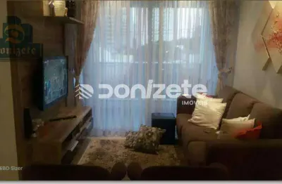 Apartamento 70m² com 2 quartos, 2 vagas e lazer completo em Jardim, Santo André