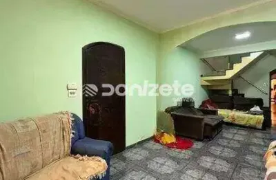 Sobrado com 3 dormitórios à venda, 203 m² - Vila Humaitá - Santo André/SP