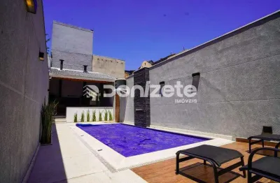 Sobrado Residencial de 3 andares em Vila Curuçá, Santo André – 4 suítes, 3 vagas