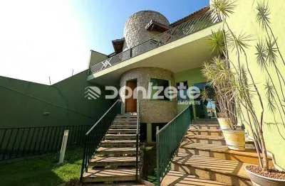 Sobrado residencial à venda em Santo André - Santa Maria | 4 suítes, 5 vagas