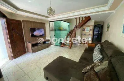 Sobrado com 3 dormitórios à venda, 264 m² por R$ 850.000,00 - Jardim Las Vegas - Santo André/SP