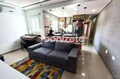 Cobertura com 3 dormitórios à venda, 160 m² por R$ 855.000,00 - Vila Valparaíso - Santo André/SP