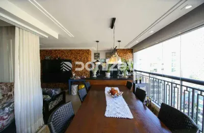Apartamento 177 m² com 3 suítes, 4 vagas e lazer completo – Campestre, Santo André